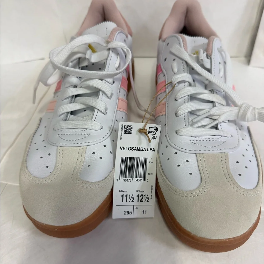 Adidas Velosamba White/Sandy Pink sneakers - Picture 1 of 7